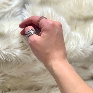 Swirl Antique Ring Size 8